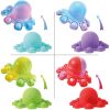Push N Pop – Bubble Fidget Toy- Reversible Octopus Keychain – Assorted