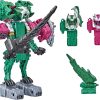 Power Rangers Dino Fury Pink Ankylo Hammer and Green Tiger Claw Zord